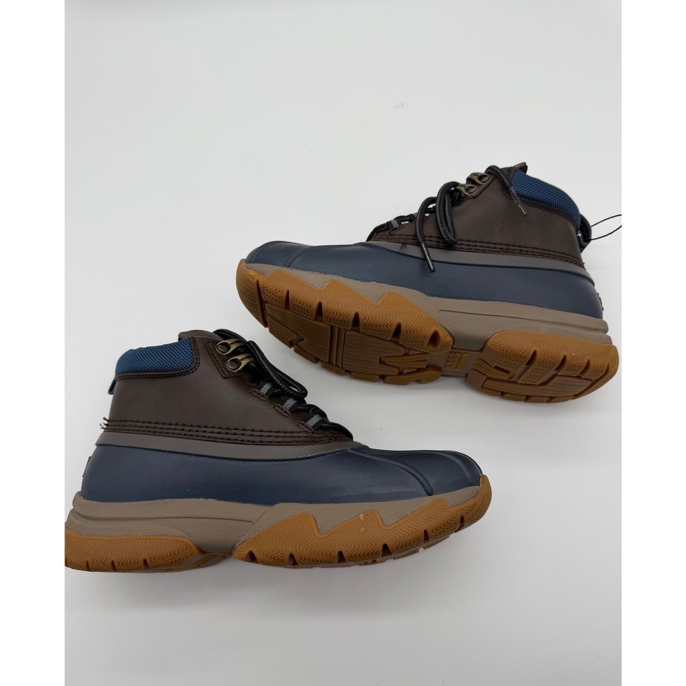 Bass Outdoor Women Waterproof Duck Boots Navy Brown BDry+ BGrip Ankle Boots 5